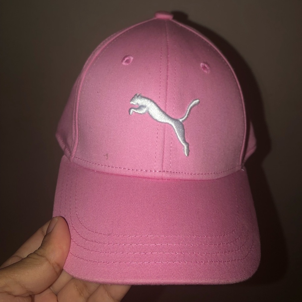 Pink Puma Youth Sized Baseball Hat